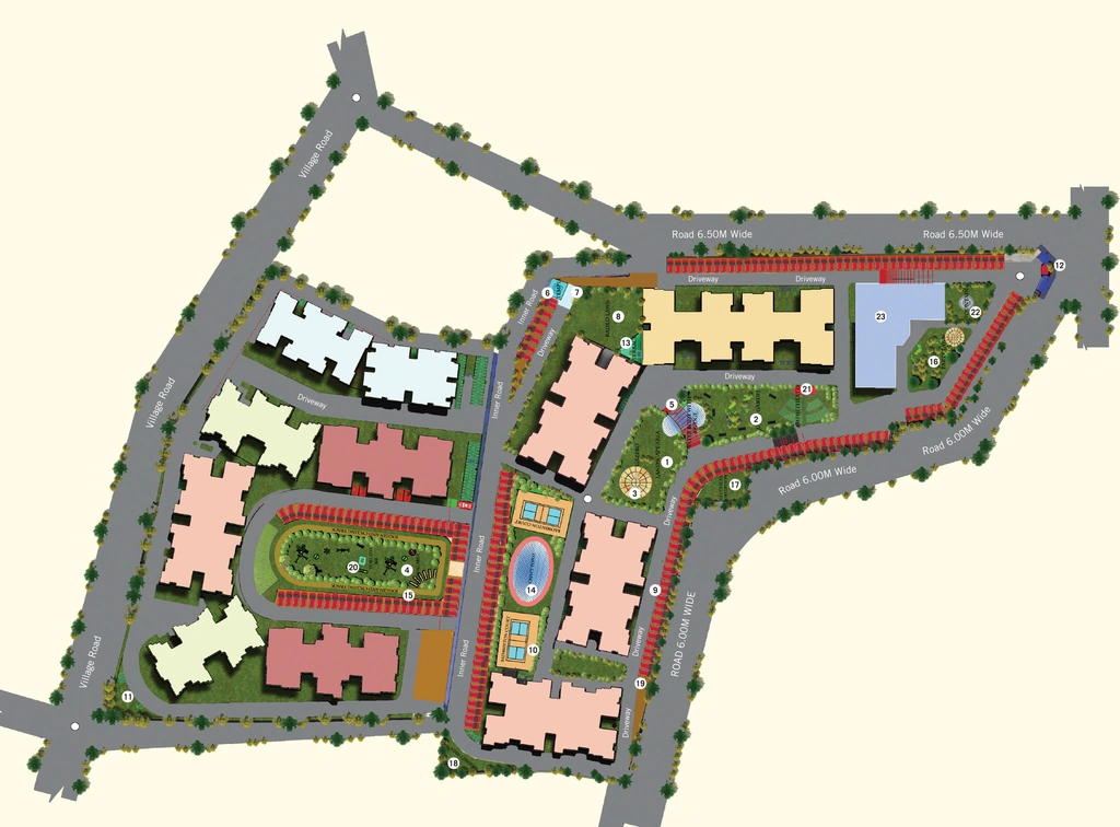 Master Plan of Odin Symphony City in BIT Mesra, Ranchi - Image 373769