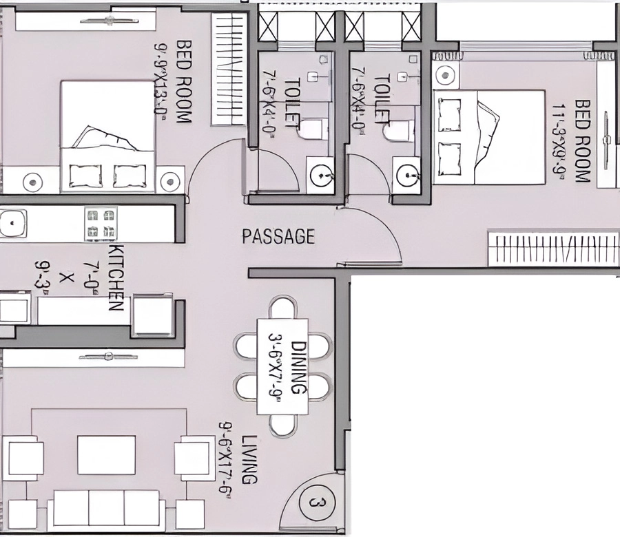 2 BHK Flat in Drashti Sigma Amber in Kandivali West, Mumbai - Image 909152