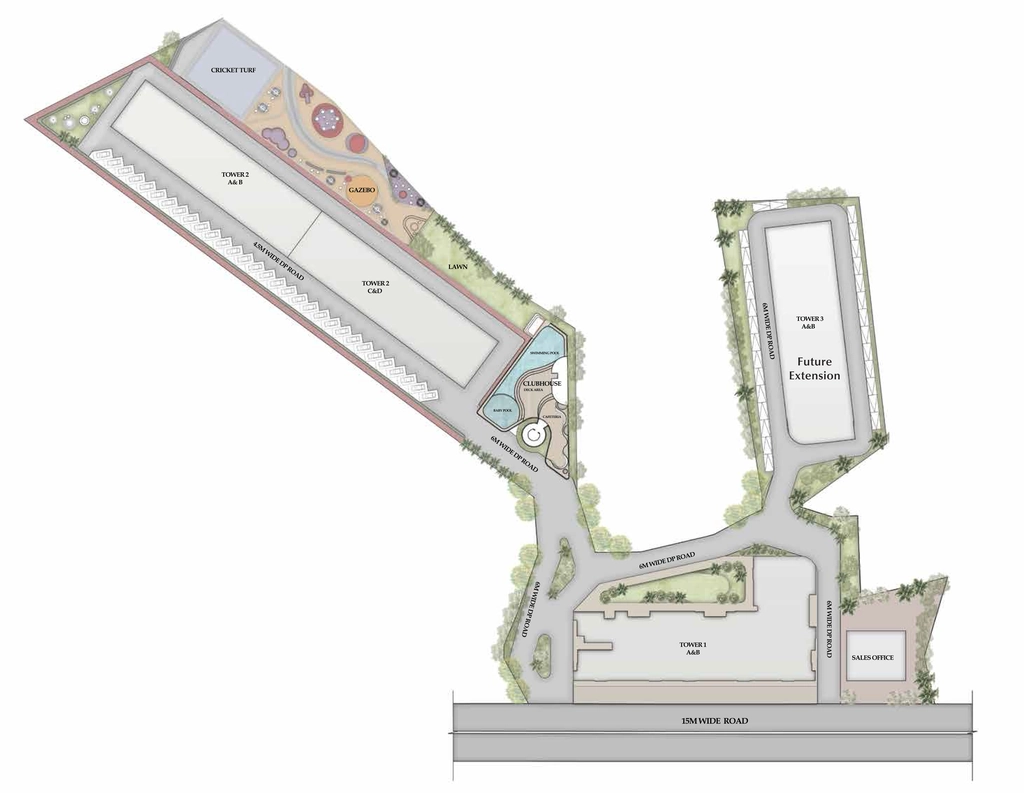 Master Plan of Thanekar BKC Paramount in Badlapur East, Thane - Image 378021