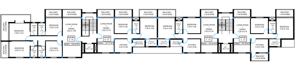 Floor Plan of Rumeet Status Meadows in Margao, Goa - Image 374776