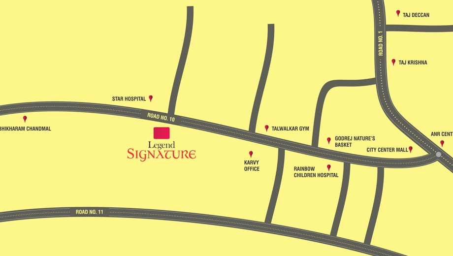 Master Plan of Legend Signature in Banjara Hills, Hyderabad - Image 373940
