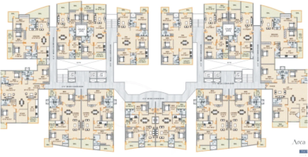 Floor Plan of New Vistas Avalon in Mehdipatnam, Hyderabad - Image 373969