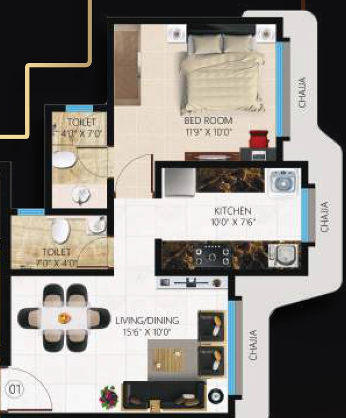 1 BHK Flat in Saikaran Deep Darshan Residency in Kandivali West, Mumbai - Image 907584