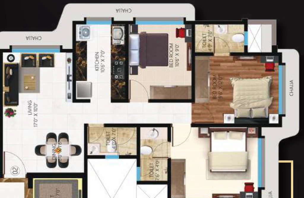 3 BHK Flat in Saikaran Deep Darshan Residency in Kandivali West, Mumbai - Image 907585