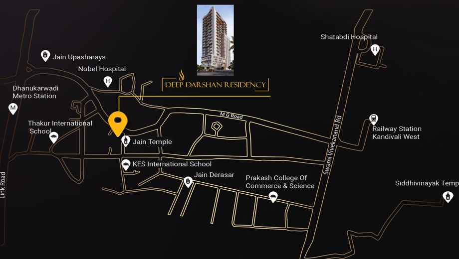 Location of Saikaran Deep Darshan Residency - Image 378984