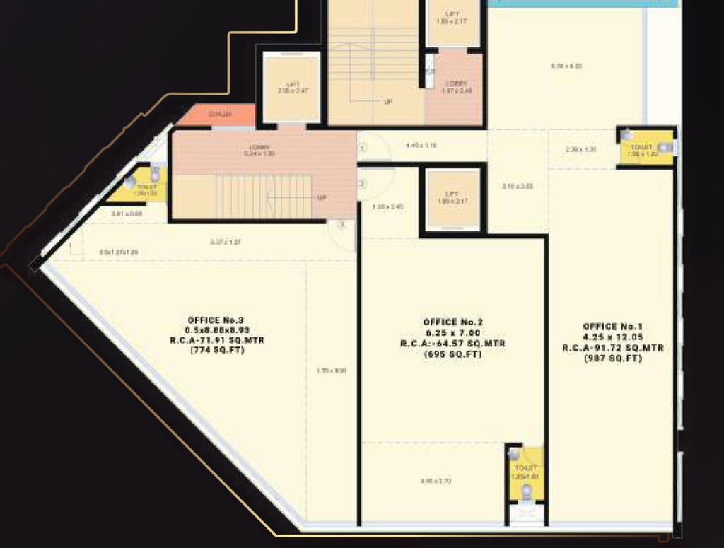 Floor Plan of Commercial Saikaran Deep Darshan CHSL in Kandivali West, Mumbai - Image 381712