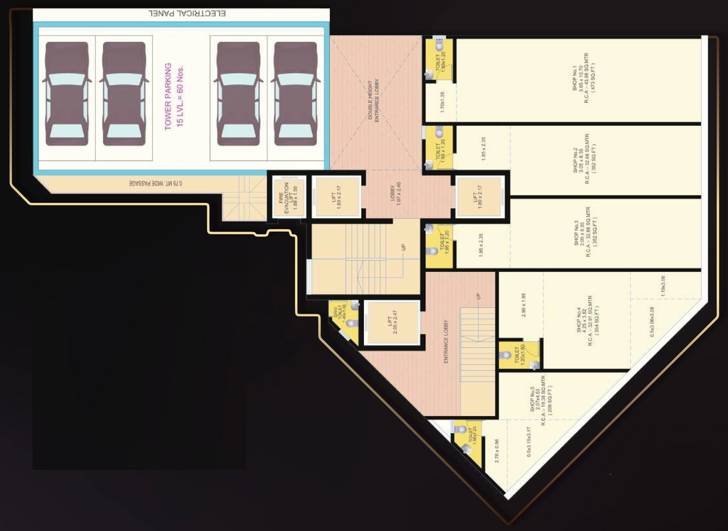 Master Plan of Commercial Saikaran Deep Darshan CHSL in Kandivali West, Mumbai - Image 381711