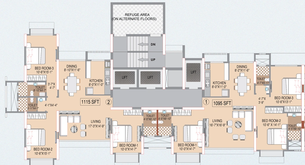 Floor Plan of Harasiddh Mansarovar in Kandivali West, Mumbai - Image 377940
