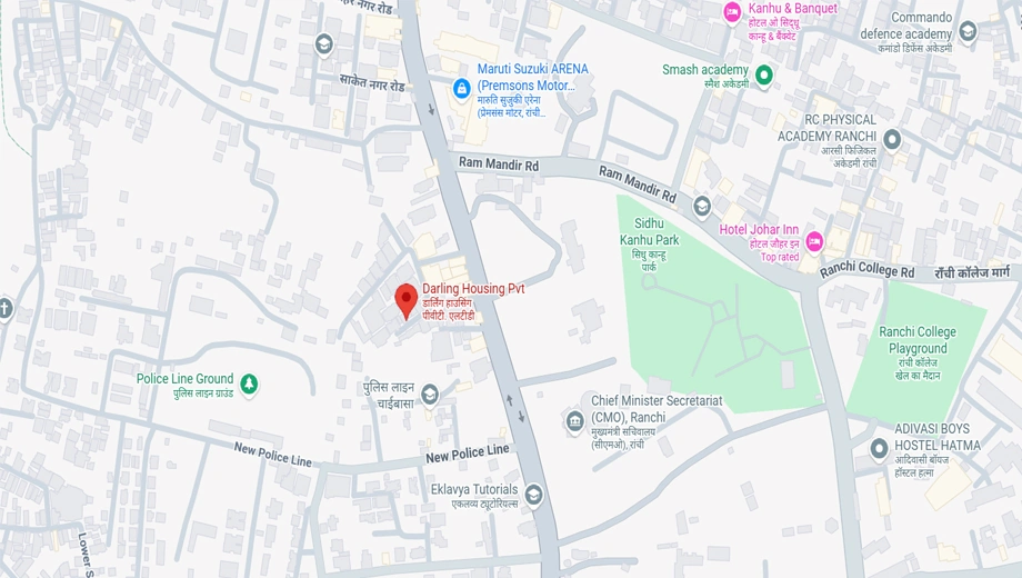 Location of Darling Floresta in Hehal, Ranchi - Image 373922