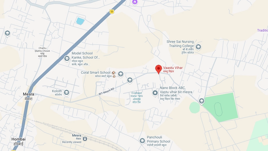 Location of Vastu Vihar in BIT Mesra, Ranchi - Image 373988