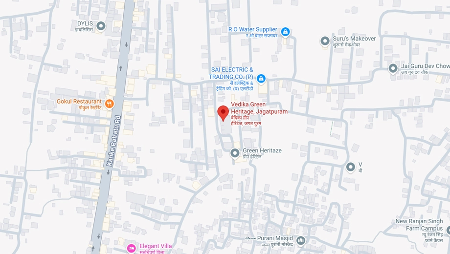 Location of Vedika Green Heritage in Hehal, Ranchi - Image 373994