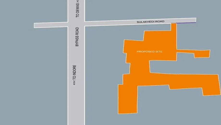 Location of Treasure City in Sula Khedi, Indore - Image 374018