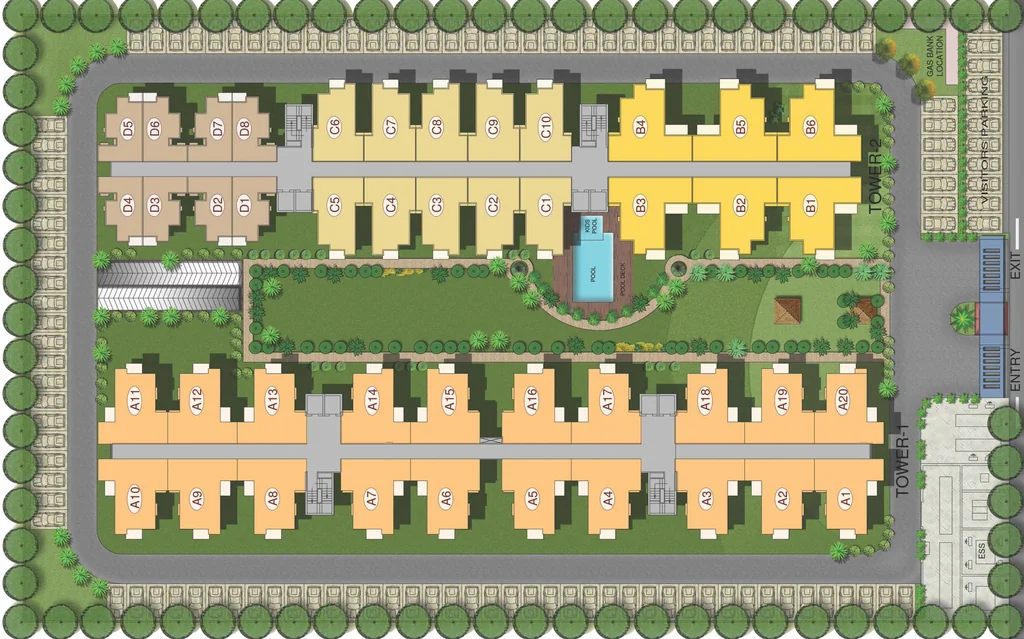 Master Plan of ARG Ananta Westway in Ajmer Road, Jaipur - Image 374035