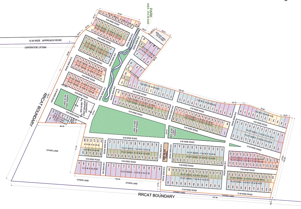 Master Plan of Treasure Hills in Sindoda, Indore - Image 374042