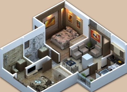 2 BHK Flat in Chordias Ghar Aangan in Mansarovar, Jaipur - Image 905410