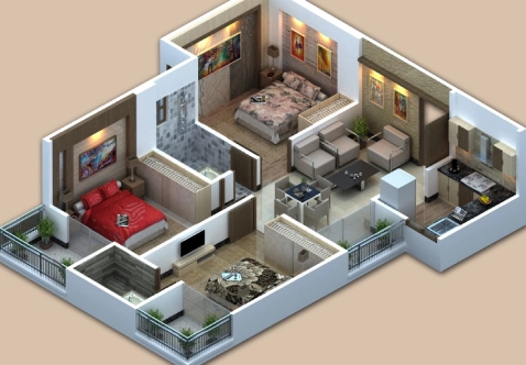 3 BHK Flat in Chordias Ghar Aangan in Mansarovar, Jaipur - Image 905411