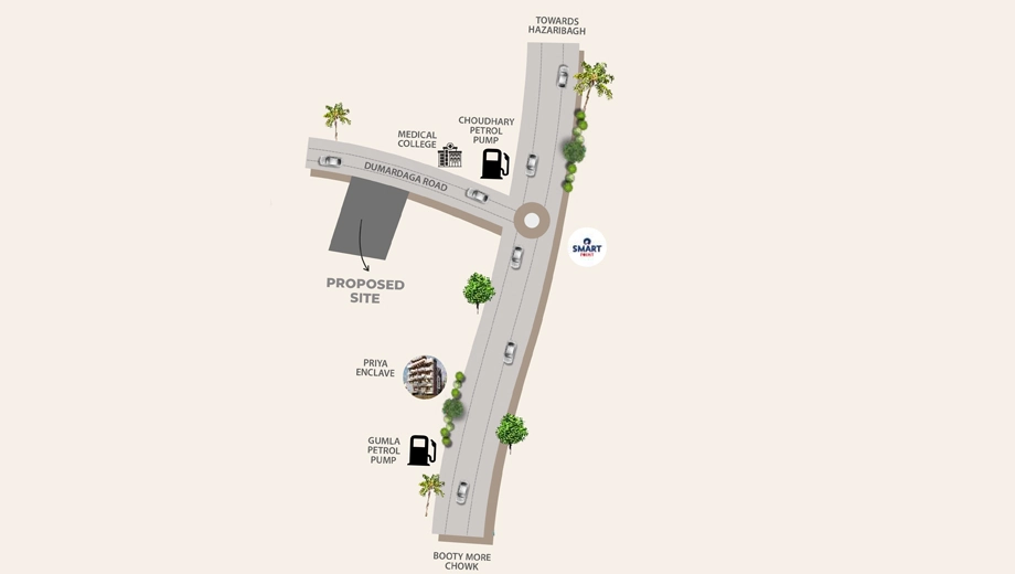 Location of Mansarovar Ayodhya Dham in Kanke, Ranchi - Image 374108