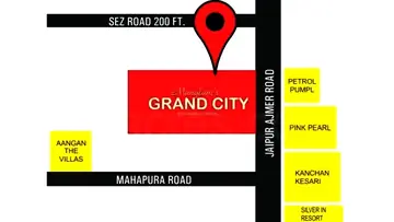 Location of Manglams Grand City - Image 374142