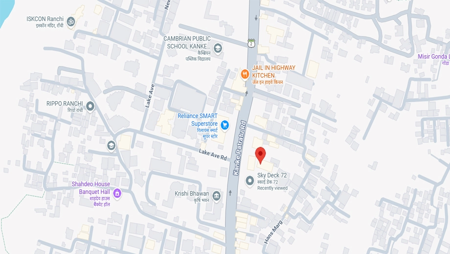 Location of Shakambari Sri Ram Garden in Kanke, Ranchi - Image 374138