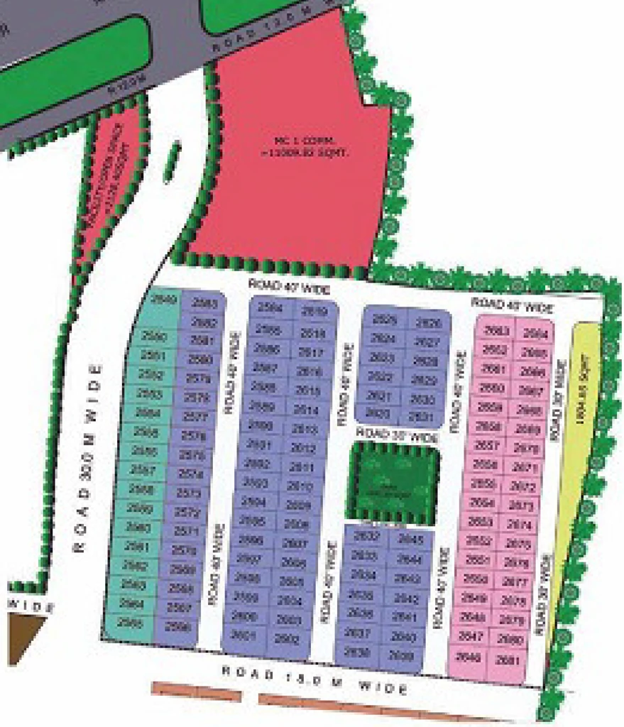Master Plan of Omaxe City in Ajmer Road, Jaipur - Image 374159