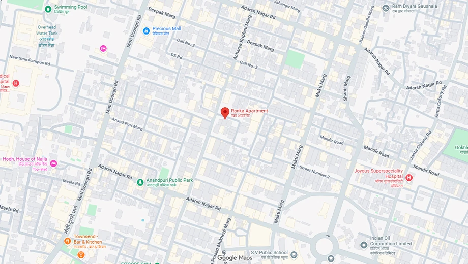 Location of Ranka Apartment in Adarsh Nagar, Jaipur - Image 374167