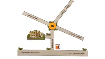 Location of A B Sushila Niwas - Image 374323