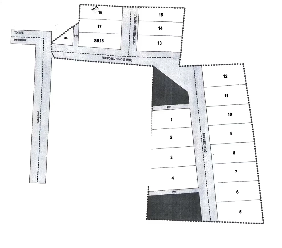 Master Plan of Shristi Avasa Prime in Bijalpur, Indore - Image 374333