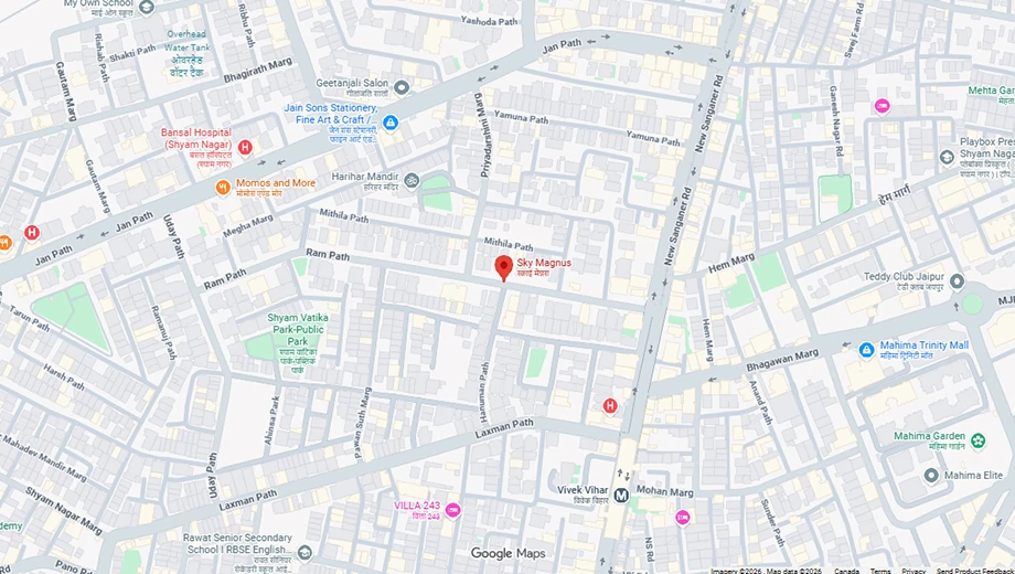 Location of Skyline Sky Magnus in Shyam Nagar, Jaipur - Image 374357