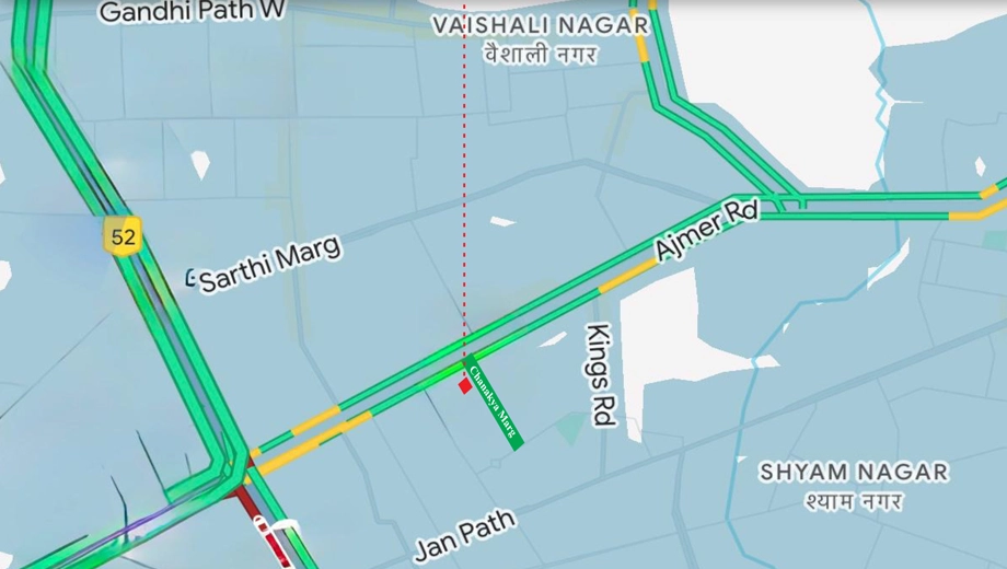 Location of Shree The Shyam Haveli in Nirman Nagar, Jaipur - Image 374445