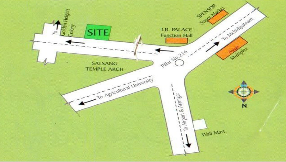 Master Plan of Swagath Delight in Attapur, Hyderabad - Image 374522