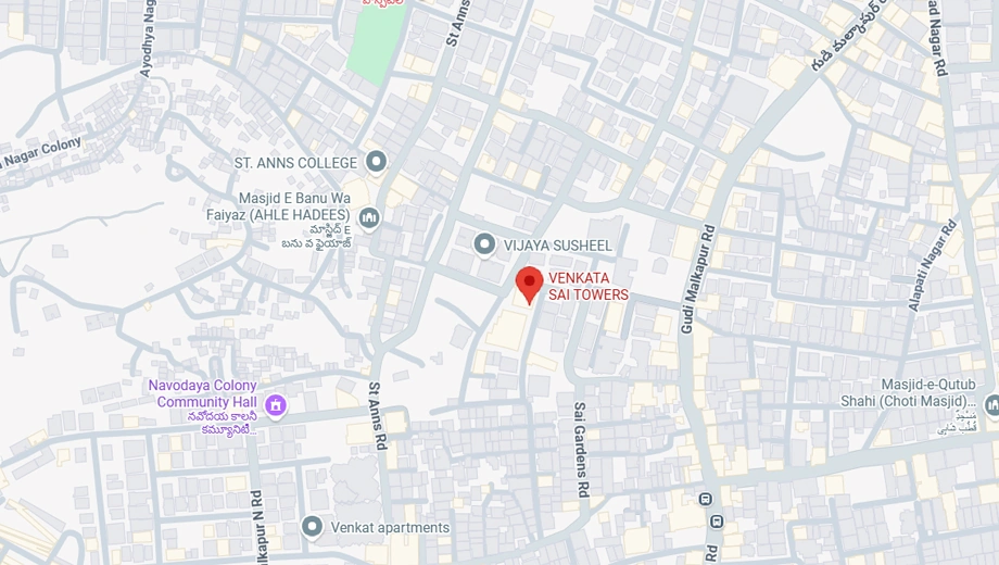 Location of Venkata Sai Towers in Kondapur, Hyderabad - Image 374500