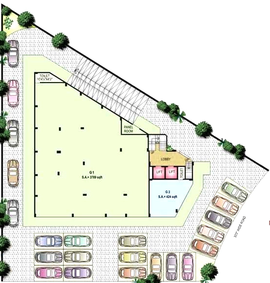 Master Plan of Vardhman Western Heights in Shyam Nagar, Jaipur - Image 374528