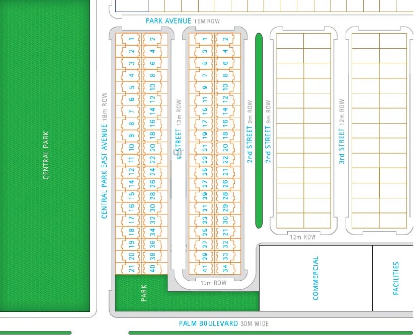 Master Plan of Vatika IVY Homes in Ajmer Road, Jaipur - Image 374545