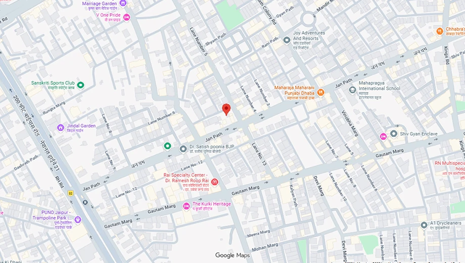 Location of Adinath Parasnath Apartment in Nirman Nagar, Jaipur - Image 374587