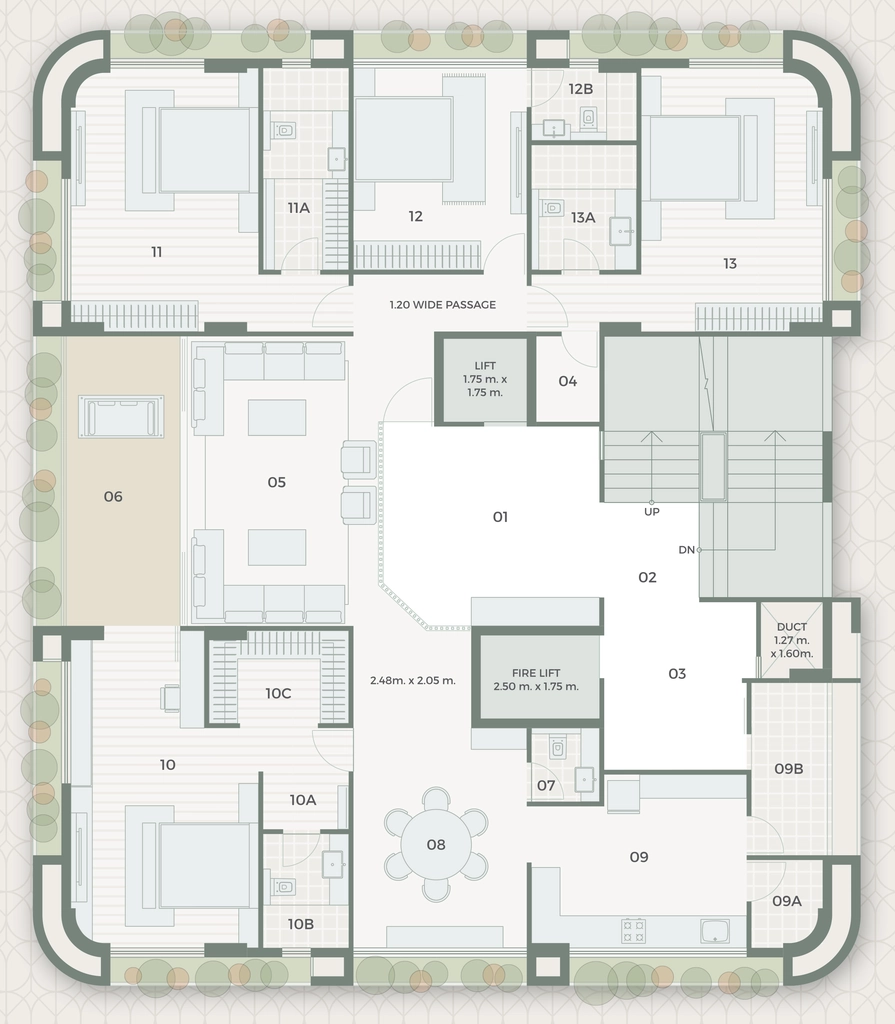 4 BHK Flat in Olive XIV in Ambawadi, Ahmedabad - Image 905651