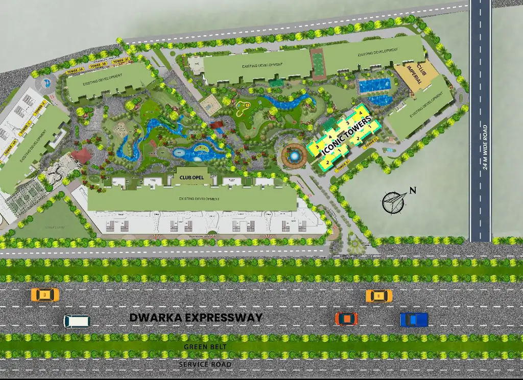 Master Plan of M3M St Andrews in Golf Course Road, Gurgaon - Image 376300