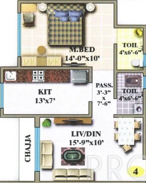 1 BHK Flat in Ranjana Kailash Heights in Kandivali West, Mumbai - Image 909172