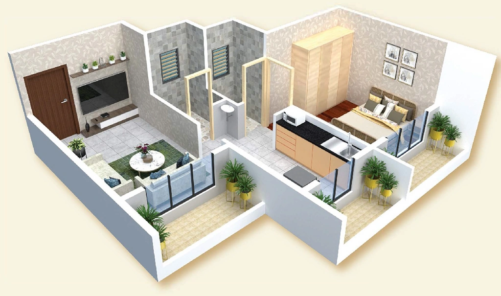 1 BHK Flat in Shivshakti Prime in Badlapur West, Thane - Image 906423