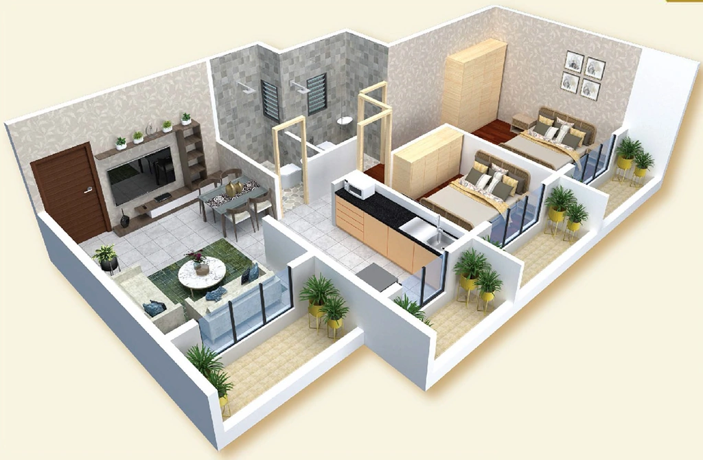 2 BHK Flat in Shivshakti Prime in Badlapur West, Thane - Image 906424