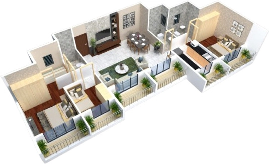 3 BHK Flat in Shivshakti Prime in Badlapur West, Thane - Image 906429