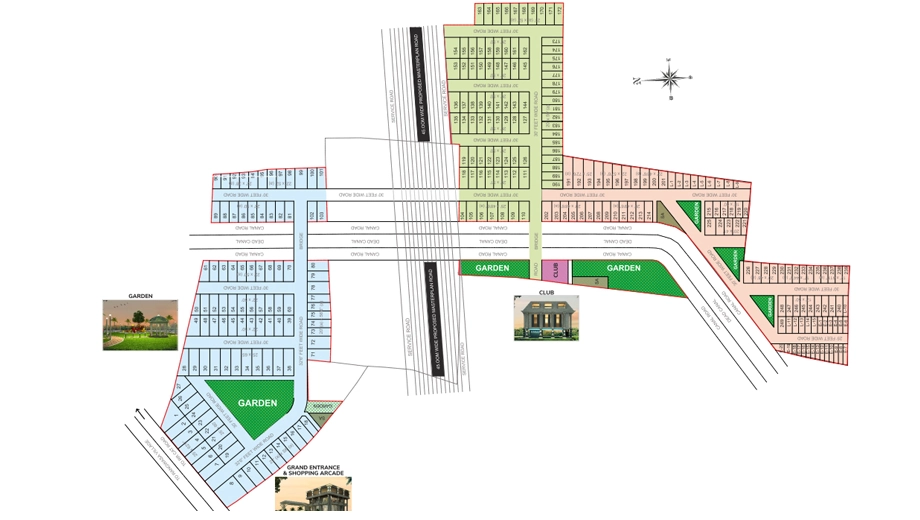 Master Plan of Shubham Pride in Rangwasa, Indore - Image 374806