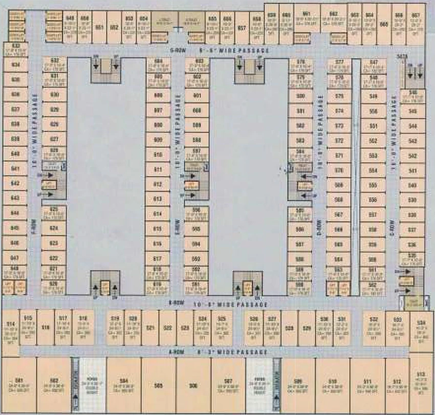 Floor Plan of Saket Textile Market in Parvat Patiya, Surat - Image 374810