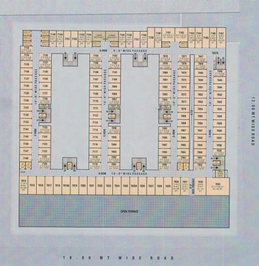 Master Plan of Saket Textile Market in Parvat Patiya, Surat - Image 374809