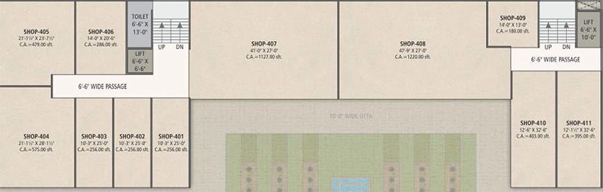 Floor Plan of Shiven Samrat Shiven Arise in Jahangirpura, Surat - Image 374849