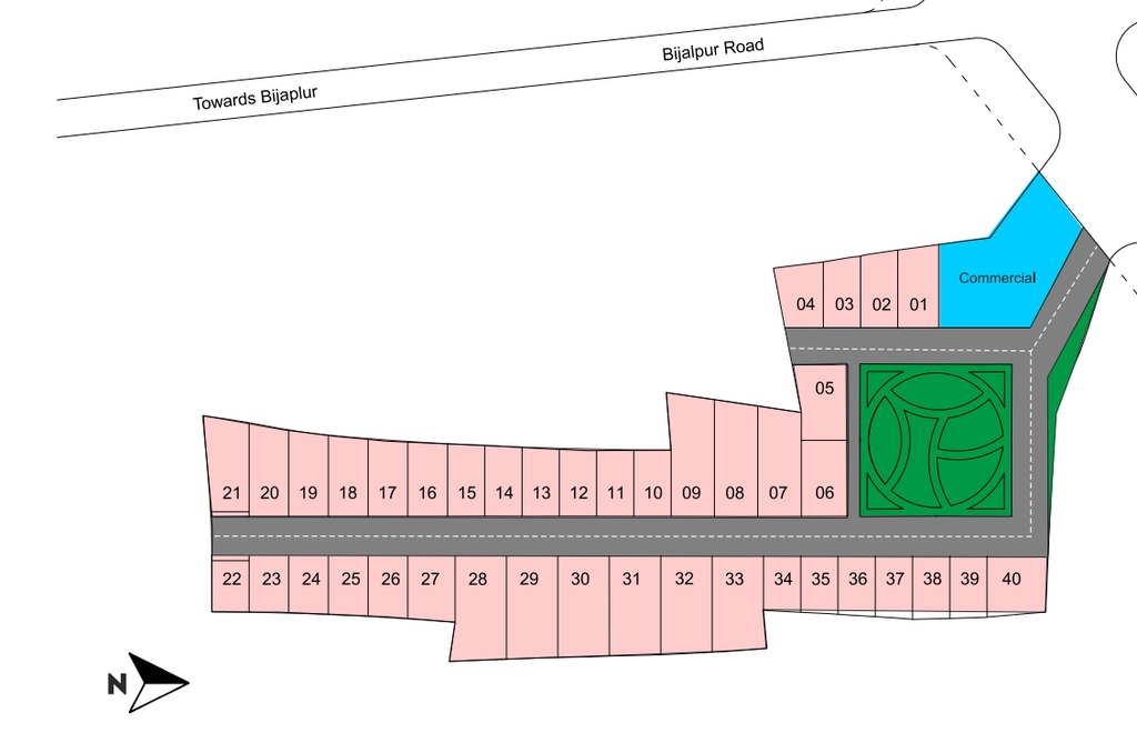 Master Plan of Shubham Billionaires Park in Bijalpur, Indore - Image 374852