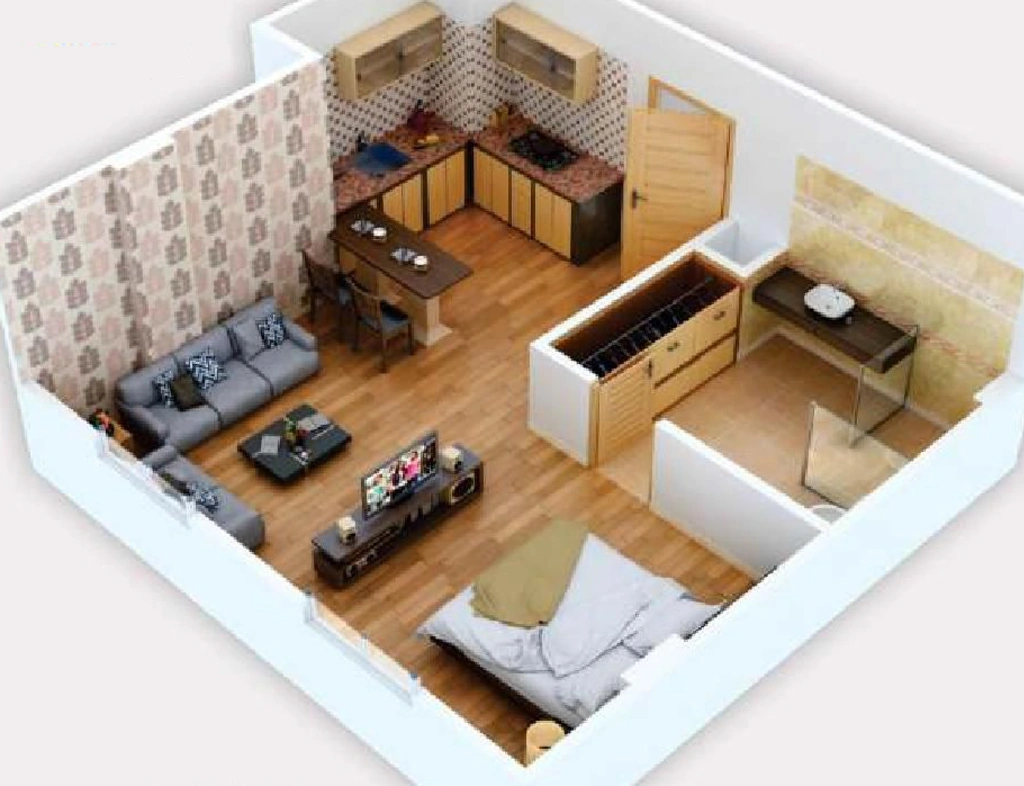 1 RK Studio Apartment in Arihant Stareef Suites 88 in Ajmer Road, Jaipur - Image 905768