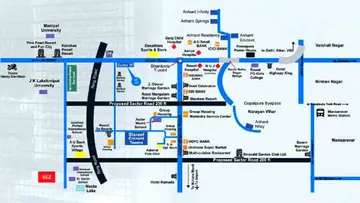 Location of Arihant Stareef Suites 88 - Image 374892
