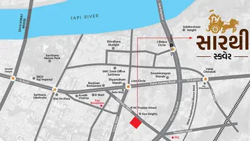 Location of Sarthi Square - Image 374880