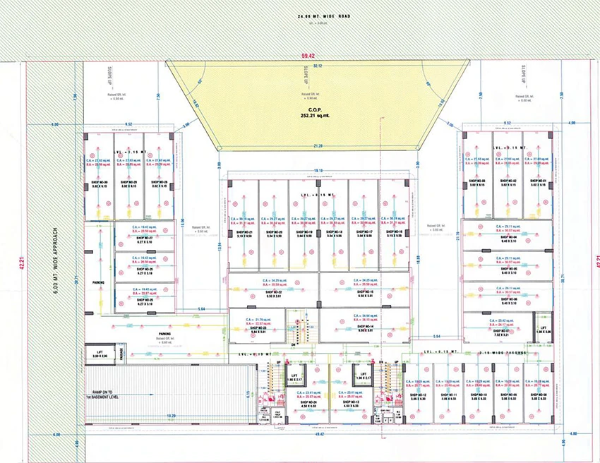 Master Plan of Sarthi Square in Sarthana Jakat Naka, Surat - Image 374881