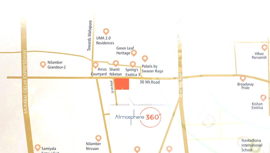 Location of Forever Atmosphere 360 in Bhayli, Vadodara - Image 374902